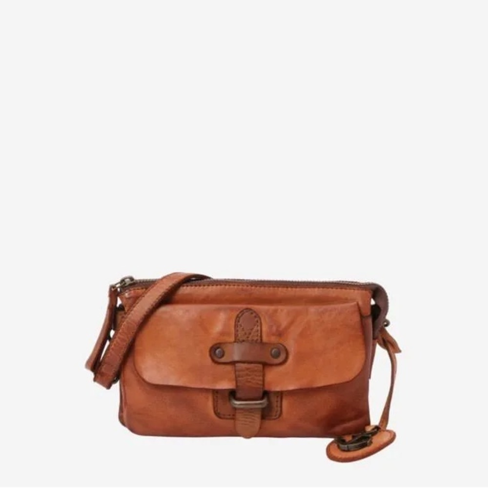 Harbour 2nd Luna Brown Leather Crossbody Bag